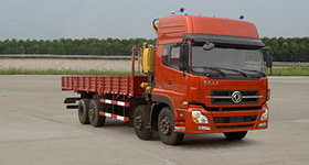 東風天龍前四後八隨車起重運輸車